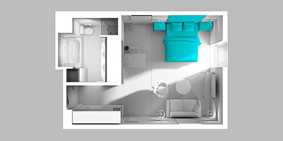3D floorplan